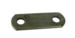 Shackle Strap 2-5/8" Long, 1-1/4" Width, 9/16" Holes